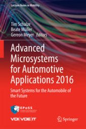 book Advanced Microsystems for Automotive Applications 2016: Smart Systems for the Automobile of the Future