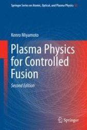 book Plasma Physics for Controlled Fusion