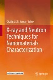 book X-ray and Neutron Techniques for Nanomaterials Characterization