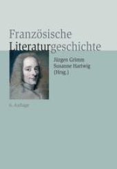 book Französische Literaturgeschichte