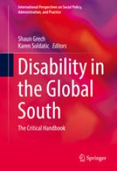 book Disability in the Global South: The Critical Handbook