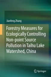 book Forestry Measures for Ecologically Controlling Non-point Source Pollution in Taihu Lake Watershed, China