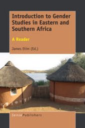 book Introduction to Gender Studies in Eastern and Southern Africa: A Reader