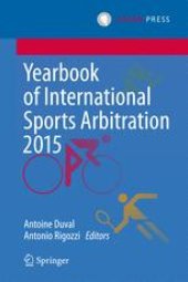 book Yearbook of International Sports Arbitration 2015