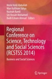 book Regional Conference on Science, Technology and Social Sciences (RCSTSS 2014): Business and Social Sciences