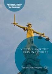 book Victims and the Criminal Trial