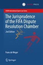 book The Jurisprudence of the FIFA Dispute Resolution Chamber