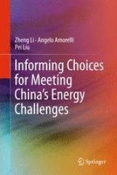 book Informing Choices for Meeting China’s Energy Challenges