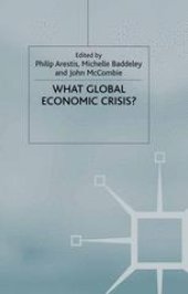 book What Global Economic Crisis?