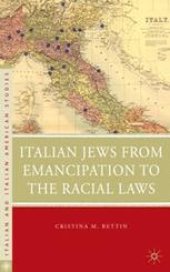 book Italian Jews from Emancipation to the Racial Laws