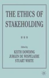 book The Ethics of Stakeholding