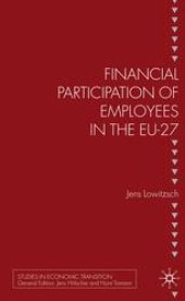 book Financial Participation of Employees in the EU-27