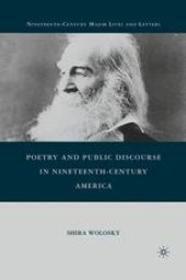 book Poetry and Public Discourse in Nineteenth-Century America