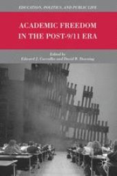 book Academic Freedom in the Post-9/11 Era