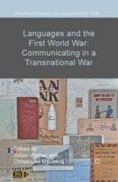 book Languages and the First World War: Communicating in a Transnational War