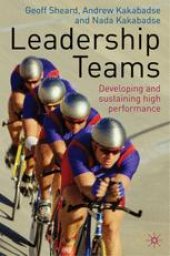 book Leadership teams: Developing and sustaining high performance