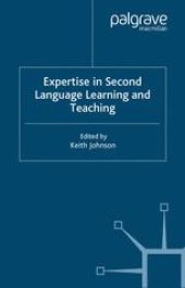 book Expertise in Second Language Learning and Teaching