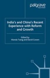 book India’s and China’s Recent Experience with Reform and Growth