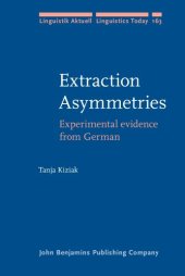 book Extraction Asymmetries: Experimental evidence from German