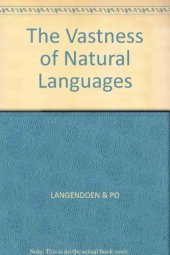 book The Vastness of Natural Languages