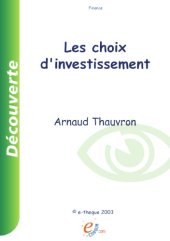 book Les choix d’investissement