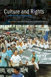 book Culture and Rights: Anthropological Perspectives