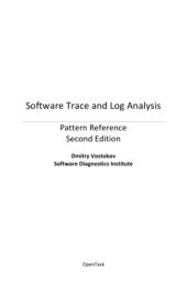 book Software Trace and Log Analysis  A Pattern Reference