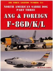 book North American Sabre Dog Part Three Ang & Foreign F-86DKL