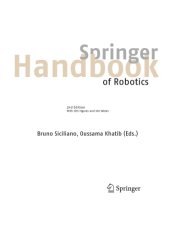 book Springer Handbook of Robotics