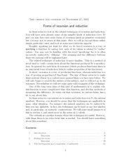 book Forms of recursion and induction [expository notes]