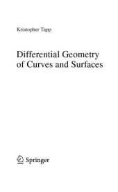 book Differential Geometry of Curves and Surfaces