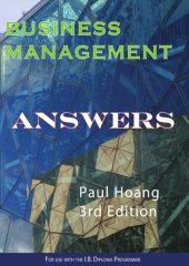 book Business Management Answer Book