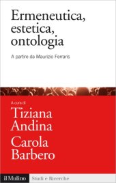 book Ermeneutica, Estetica,Ontologia. A partire da Maurizio Ferraris