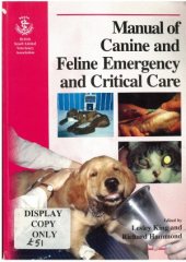 book BSAVA Manual of Canine and Feline Emergency and Critical Care