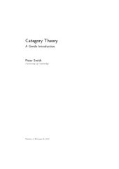 book Category Theory: A Gentle Introduction [draft]