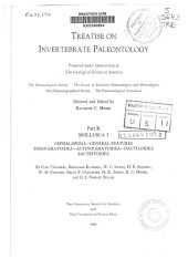 book Treatise on Invertebrate Paleontology - Part K - Mollusca 3 - Cephalopoda