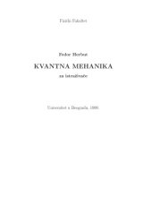 book Kvantna Mehanika za istrazivace