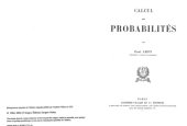 book Calcul des probabilités