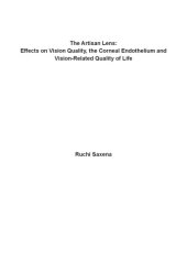 book The Artisan lens: effects on vision quality, the corneal endothelium and vision-related quality of life