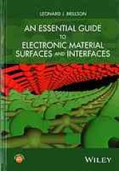 book An essential guide to electronic material surfaces and interfaces