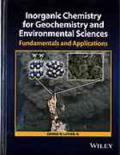 book Inorganic chemistry for geochemistry and environmental sciences: fundamentals and applications