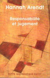 book Responsabilité et jugement