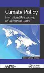 book Climate policy: international perspectives on greenhouse gases