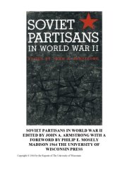 book Soviet partisans in World War II