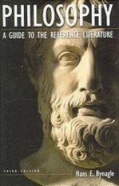 book Philosophy: a guide to the reference literature