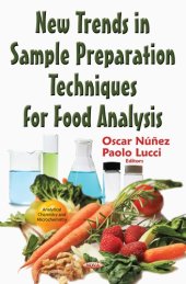 book New trends in sample preparation techniques for food analysis