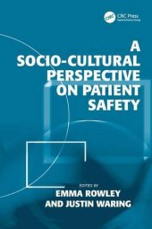 book A socio-cultural perspective on patient safety