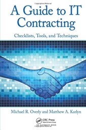 book A guide to IT contracting: checklists, tools, and techniques