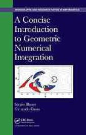 book A Concise Introduction to Geometric Numerical Integration