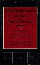 book Integral Representations of Functions and Imbedding Theorems